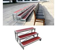 Générique Élévateurs de scène Pliables pour chœurs, Plateformes métalliques antidérapantes et Portables, sièges de cinéma à Domicile à Plusieurs Niveaux, Plateformes chorales Portables pour Photos de