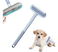 Générique Éliminateur De Poils d'animaux 4 en 1, Tambour en Laine Multifonctionnel À Long Manche, Brosse Anti-Peluches Lavable Et Réutilisable, Rouleau Anti-Peluches Collant Puissant pour Animaux