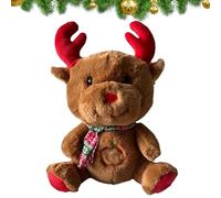Générique Elk Stuffed Animal, Breathing Plush Toy for Kids, Sleep Buddy for, Cuddly Soft Doll for Bedtime Comfort, Portable Soothing Companion for Travel, Nap