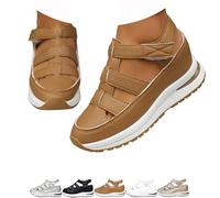 Générique EllaStep Comfort Wedge Sandals, Orthopedic Sandals for women, All-Day Support, Casual Platform Sandals (Brown,40)