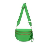 Générique Elysir Crossbody Bag, Black And White Nylon Checkered Crossbody Bum Bag, Spacious Checkered Purse (Green)