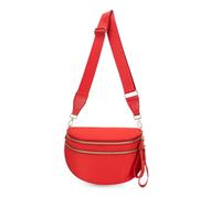 Générique Elysir Crossbody Bag, Black And White Nylon Checkered Crossbody Bum Bag, Spacious Checkered Purse (Red)