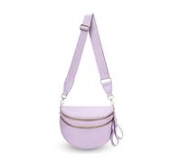 Générique Elysir Crossbody Bag, Black And White Nylon Checkered Crossbody Bum Bag, Spacious Checkered Purse (Purple)
