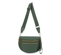 Générique Elysir Crossbody Bag, Black And White Nylon Checkered Crossbody Bum Bag, Spacious Checkered Purse (Dark green)