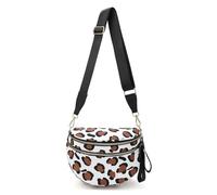 Générique Elysir Crossbody Bag, Bum Bags for Women Crossbody， Large Capacity Spacious Crossbody Bag 13 * 6 * 9in，Adjustable (P)