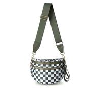 Générique Elysir Crossbody Bag for Women, Double Pockets with Large Capacity, Adjustable Shoulder Strap, Waterproof (J)