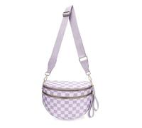 Générique Elysir Crossbody Bag for Women, Double Pockets with Large Capacity, Adjustable Shoulder Strap, Waterproof (O)
