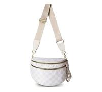 Générique Elysir Crossbody Bag for Women, Double Pockets with Large Capacity, Adjustable Shoulder Strap, Waterproof (F)