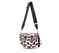 Générique Elysir Crossbody Bag for Women, Double Pockets with Large Capacity, Adjustable Shoulder Strap, Waterproof (T)
