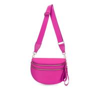 Générique Elysir Crossbody Bag, Roomie Bum Bag, Adjustable Shoulder Strap, for Women, Double Pockets With Large Capacity (rose red)