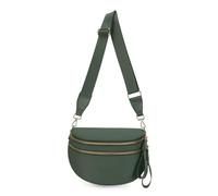 Générique Elysir Crossbody Bag, Roomie Bum Bag, Adjustable Shoulder Strap, for Women, Double Pockets With Large Capacity (pea green)