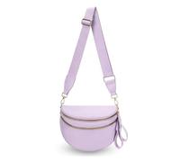 Générique Elysir Crossbody Bag, Roomie Bum Bag, Adjustable Shoulder Strap, for Women, Double Pockets With Large Capacity (light purple)