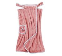 Générique Emballage De Pour Femmes - Robe De De Baignoire En Toison Corail, À Poche | Une Robe De Pratique Qui Peut Être Portée Comme Après Avoir Douché Ou Baignant, Un P