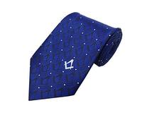 Générique Emblème Maçonnique Artisanat Masons Bleu Cravate avec Place Compas Lodge Cadeau NT020