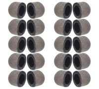 Générique Embout de Stylet en Tissu Conducteur Argenté 20 Pointe Résistante à l'usure, Compatibilité, Lot de 20 pour Écran Tactile pour Tablettes et Stylets