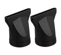 Générique Embouts Concentrateurs Compatibles Diamètre 4,5 Cm Lot de 2 Accessoires Noirs Buse de Séchage Précise pour Sèche-cheveux pour Coiffure Salon, Brushing Cheveux Bouclés