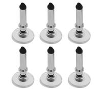 Générique Embouts de Rechange Ronds en Silicone Pack de 6 Pièces pour Stylet Capacitif Caractéristiques Stables Compatibles Stylo Tablette Tactile et Accessoires Tablette