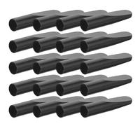 Générique Embouts pour Lacets de Chaussures 5 Mm 50 Pièces en Métal Noir Bloque-cordons de Serrage Faciles à Utiliser, pour Magasin de Vêtements