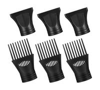 Générique Embouts Universels pour Sèche-Cheveux 6 Pièces en Nylon Résistant Embout Plat et Accessoire Coiffage Professionnel pour Brushing Frisottis et Brillance Usage Quotidien