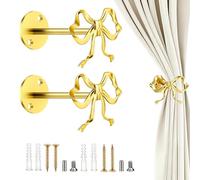 Générique Embrasses de Rideau - Décoration en 2 pièces à Fixation Murale - Attaches de Rideaux,Idéal pour Balcon Entrée Salon Bureau et