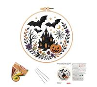 Générique Embroidery Kit, Halloween Theme Sewing, Art Craft Material