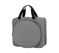 Générique Embroidery Organizer - Portable Square Knitting Storage Tote Bag with Double Handles | Gray Oxford Cloth Craft Bag for Students, Artists, Travelers, Embroidery and Crochet Supply