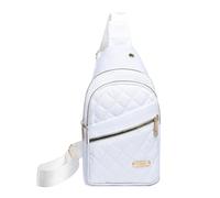 Générique Emmafy crossbody bags for women, quilted sling bag, Women Quilted Chest Crossbody Trendy Travel Bag for Hiking Cycling (C#4)