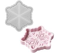Générique Empreinte Flocon de Neige Moule Réutilisable Flocon Noël