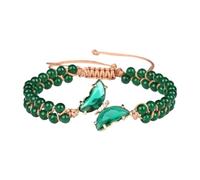 Générique En Bracelets Perle Bracelet Tressé Perles De Chaîne Réglable Artificiel Bracelet en Bracelet Pull Délicat Mamie Perles Homme Mamie Anneaux (B, One Size)