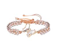 Générique En Bracelets Perle Bracelet Tressé Perles De Chaîne Réglable Artificiel Bracelet en Bracelet Pull Délicat Mamie Perles Homme Mamie Anneaux (F, One Size)