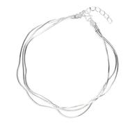 Générique En Bracelets Pierres Bijoux Design Women's Bracelet Bracelet Quartz 8 Anneaux (Silver, One Size)