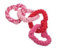 Générique en Corde De Coton d'amour pour Animaux De Compagnie De Canne en Bonbon Animal De Compagnie Chien Saint Valentin Jouets pour Chiens De La Saint-Valentin Rat