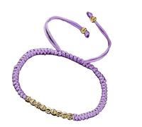 Générique en corde tressée unisexe élégant, longueur réglable, pour le sport, les activités quotidiennes, bijoux minimalistes à la mode, tressé réglable