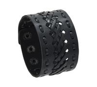 Générique en Cuir tressé Unisexe, Accessoire de Styles Punk pour Les Festivals de Musique et Un Usage Quotidien, en Cuir Punk