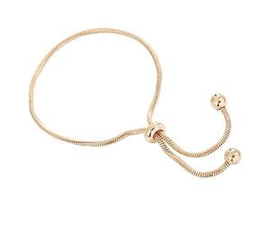 Générique en cuivre perlé Lisse Chaîne Flexible en os de Serpent Mécanisme de Fermeture coulissante Pièce de Bijoux éternelle en cuivre Polyvalent Formel/décontracté