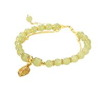 Générique En De Bracelet Phrases Hommes Bijoux Couche Réglable Classique Bracelet Pour Les Femmes Message Argenté Naturelle Anneaux (Green, One Size)