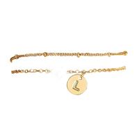 Générique En Empilable Pour Bracelets Classique Bracelet bracelet à quatre disques monogrammes, bijoux personnalisés pour femmes et adolescentes Messages Largeur Cadeau Bracelets Femmes Anneaux