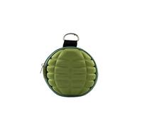 Générique en Forme de Tactique en Cuir PU Clé Portefeuille Fermeture Éclair Porte-Monnaie Pochette Sac Porte-clés Étui