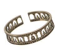 Générique en Laiton à extrémité Ouverte présentant des milliers d ' œuvres d ' Art bouddhistes exquises Accessoire de à Manchette Ouverte Bouddhiste en Laiton élégant avec Un Design de Grotte