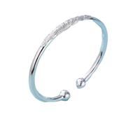 Générique En Naturelle Naturelle Phrases Anneaux Hand Woven Rope Bracelet Suitable As A Birthday For Your Bracelet Largeur Et Bijoux (Silver, One Size)