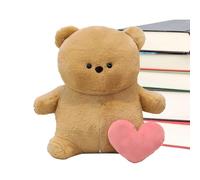 Générique en Peluche À Enregistreur Vocal - Nounours Parlant | Musicale en Forme De Cœur | Coton PP Doux, Message Personnalisable, pour Épouse, Compagne, Mère, Saint-Valentin, Anniversaire
