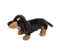 Générique en Peluche Chien Saucisse - Animal en Peluche de 25 cm, Jouet à Jeter pour Chiot Ultra Doux, décoration de Chambre à Coucher Teckel Mignon | Ami endormi Confortable pour Les Filles, Cade