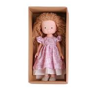 Générique en Peluche Faite à la Main, en Peluche tricotée à la Main - de Chiffon Soft Girl avec Mignonne - en Faite à la pour Un Anniversaire de Noël, améliore l'imagination et la motricité