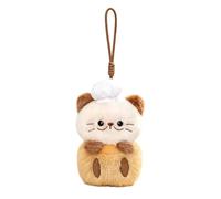 Générique en Peluche Figurine Chef Design Breloque | Animaux en peluche pour Garçons, Filles, Hommes, Femmes, Tote Bag, Sac à Dos, Sac à Main, Clés de Voiture, ,