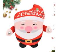 Générique en Peluche Interactifs Père Noël Doux à Activation Tactile | Jeux Musicaux Noël Peluche pour Femmes Hommes Garçons Filles Vacances Anniversaire