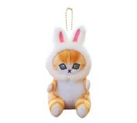 Générique en Peluche pour Chat - Pendentif Chapeau de Lapin en Peluche | Textile court Ultra doux, remplissage en coton PP, forme tridimensionnelle, nettoyage facile, décoration de voiture et de mai