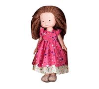 Générique en Peluche tricotée à la Main, s Faites à la Main pour Filles,Jouet en Peluche Mignon de s de Petite Fille | en Faite à la pour Un Anniversaire de Noël, améliore l'imagination et la motri