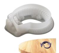 Générique en résine de Dragon en Silicone - 14 x 13 cm, de Moulage, Conception d'ailes en, Artisanal détaillé, Utilisation créative | en Silicone Flexible pour Figurines en résin