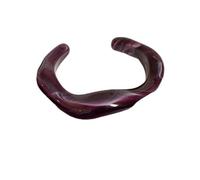Générique en résine de teinture rétro Dopamine élégant bijoux de tempérament unisexe pour rétro à la mode décontracté ou formel