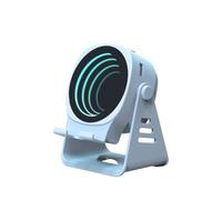 Générique Enceinte 5 3 avec Lampe LED RGB Support Telephone Portable